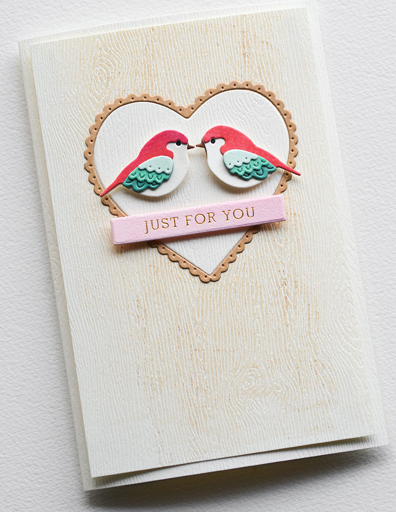 Poppy Stamps Stanzschablone - 2616 Scallop Pinpoint Hearts