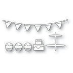 Poppy Stamps Stanzschablone - 2618 Corner Shoppe Birthday Treats