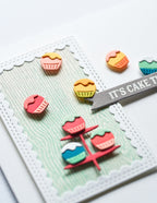 Poppy Stamps Stanzschablone - 2618 Corner Shoppe Birthday Treats