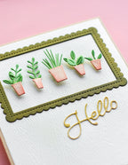 Poppy Stamps Stanzschablone - 2622 Flower and Leaf Sprinkles