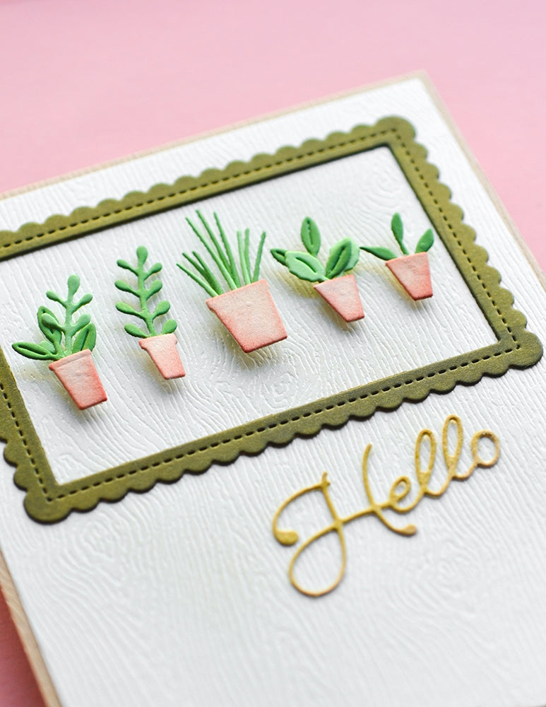 Poppy Stamps Stanzschablone - 2622 Flower and Leaf Sprinkles