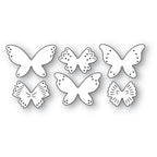 Poppy Stamps Stanzschablone - 2624 Nordic Butterfly Trio