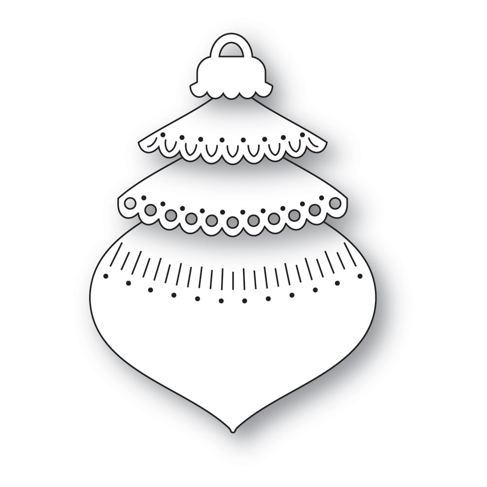 Poppy Stamps Stanzschablone - 2625 Nordic Layered Ornament