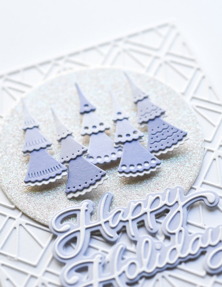 Poppy Stamps Stanzschablone - 2626 Nordic Wispy Trees