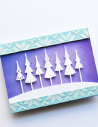 Poppy Stamps Stanzschablone - 2627 Nordic Treeline