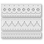 Poppy Stamps Stanzschablone - 2630 Nordic Delicate Border Set