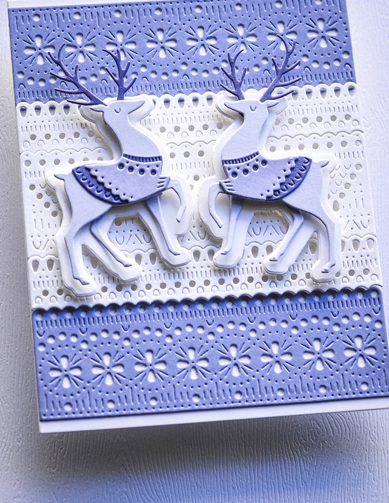 Poppy Stamps Stanzschablone - 2630 Nordic Delicate Border Set