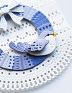 Poppy Stamps Stanzschablone - 2632 Nordic Plumed Bird