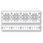 Poppy Stamps Stanzschablone - 2633 Nordic Wintertide Border Set