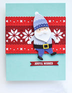 Poppy Stamps Stanzschablone - 2633 Nordic Wintertide Border Set