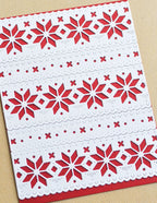 Poppy Stamps Stanzschablone - 2633 Nordic Wintertide Border Set