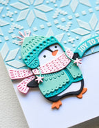 Poppy Stamps Stanzschablone - 2634 Nordic Playful Penguin