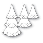 Poppy Stamps Stanzschablone - 2635 Nordic Dimple Trees