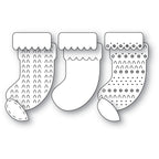 Poppy Stamps Stanzschablone - 2636 Nordic Stockings
