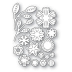 Poppy Stamps Stanzschablone - 2637 Nordic Flower Bunch
