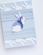 Poppy Stamps Stanzschablone - 2639 Nordic Winter Rabbit