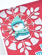 Poppy Stamps Stanzschablone - 2640 Nordic Happy Snowman