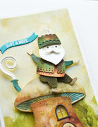 Poppy Stamps Stanzschablone - 2644 Nordic Dancing Gnome