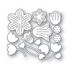 Poppy Stamps Stanzschablone - 2649 Nordic Drifting Flowers