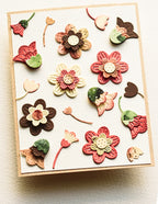 Poppy Stamps Stanzschablone - 2649 Nordic Drifting Flowers