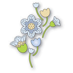 Poppy Stamps Stanzschablone - 2649 Nordic Drifting Flowers