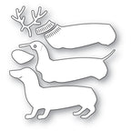 Poppy Stamps Stanzschablone - 2651 Antler Dachshund
