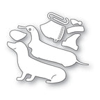 Poppy Stamps Stanzschablone - 2652 Sitting Dachshund