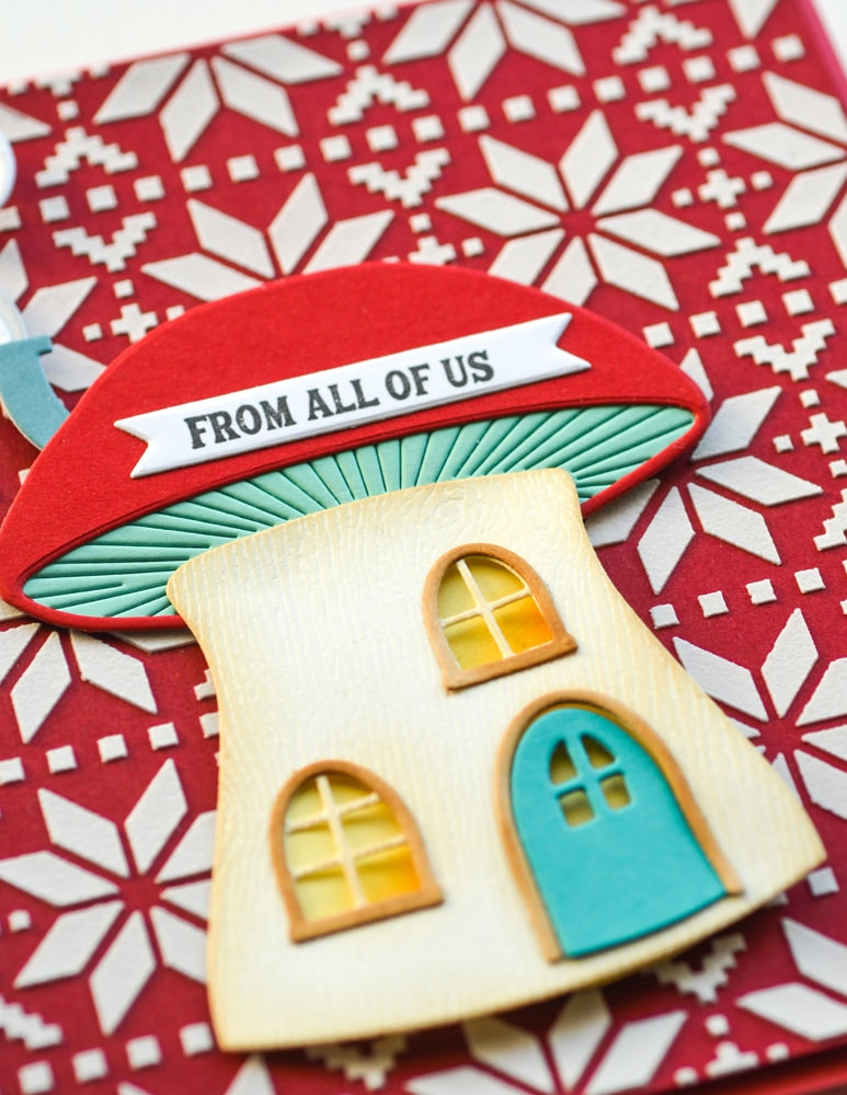 Poppy Stamps Stanzschablone - 2655 Large Mushroom House