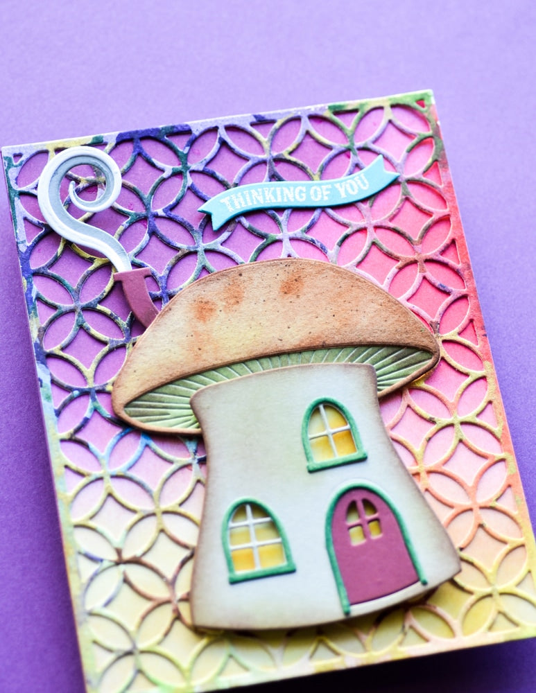 Poppy Stamps Stanzschablone - 2655 Large Mushroom House