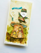 Poppy Stamps Stanzschablone - 2655 Large Mushroom House