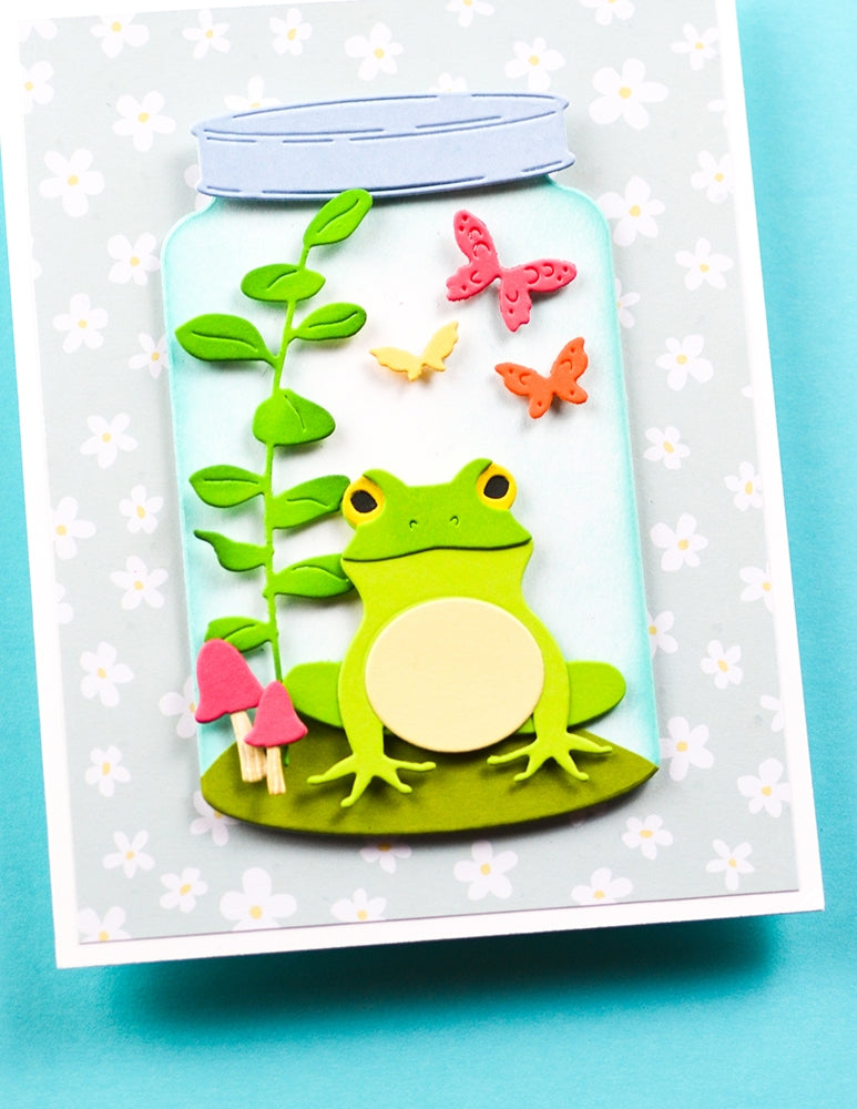 Poppy Stamps Stanzschablone - 2661 Mini Forest Plants