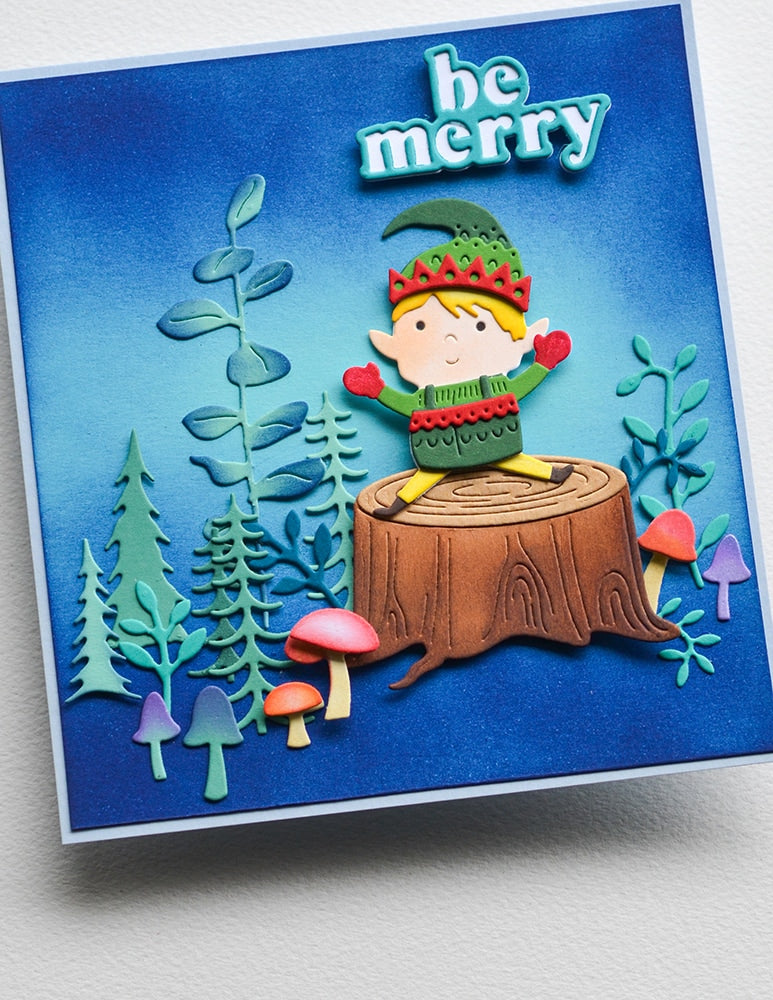 Poppy Stamps Stanzschablone - 2657 Forest Stump