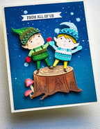 Poppy Stamps Stanzschablone - 2657 Forest Stump