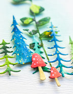 Poppy Stamps Stanzschablone - 2661 Mini Forest Plants