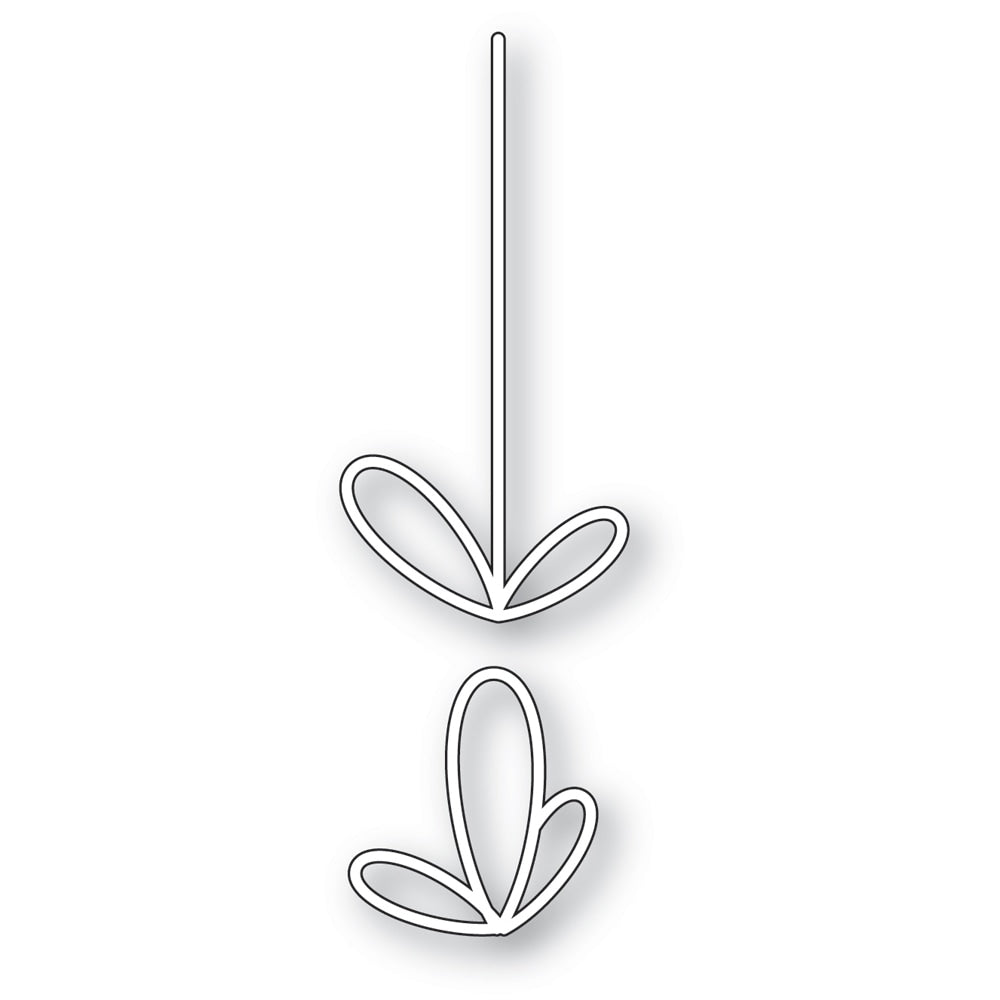Poppy Stamps Stanzschablone - 2662 Little Bow and String