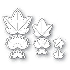 Poppy Stamps Stanzschablone - 2665 Nordic Maple Leaves