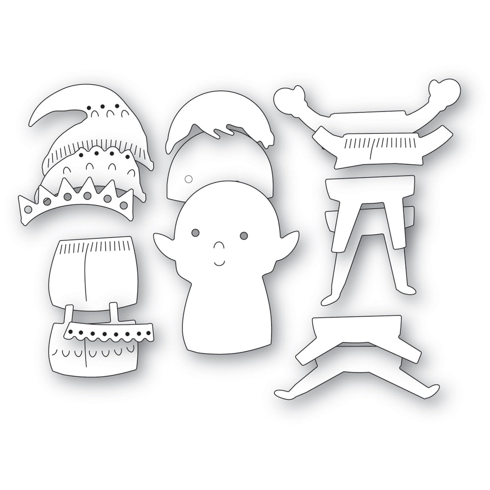 Poppy Stamps Stanzschablone - 2667 Nordic Joyful Elf