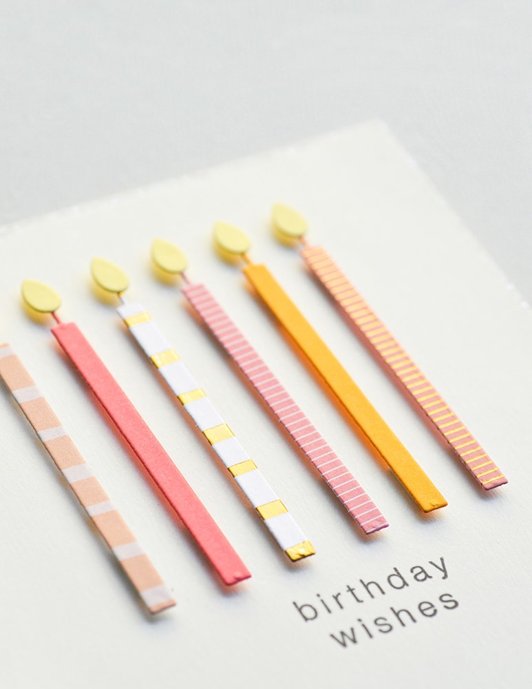 Poppy Stamps Stanzschablone - 2671 Basic Birthday Candles