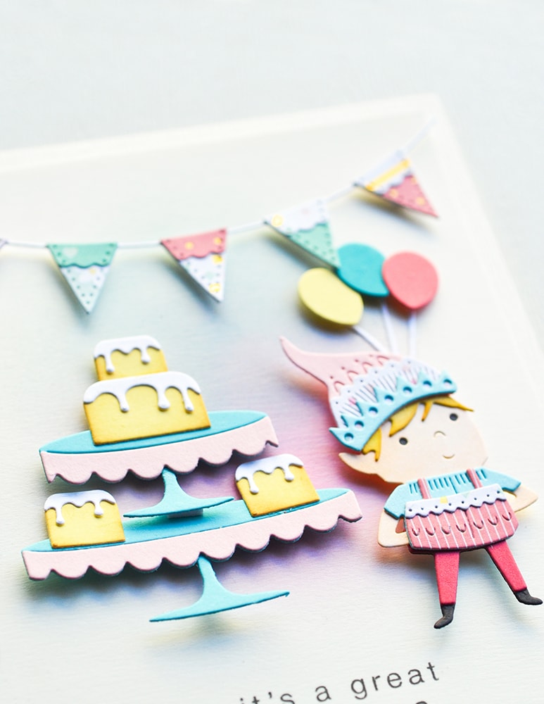 Poppy Stamps Stanzschablone - 2673 Frosted Cake Duo