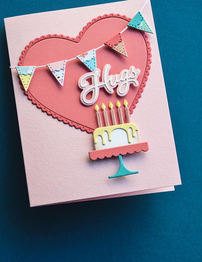Poppy Stamps Stanzschablone - 2675 Brilliant Birthday Cake