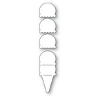 Poppy Stamps Stanzschablone - 2677 Triple Scoop
