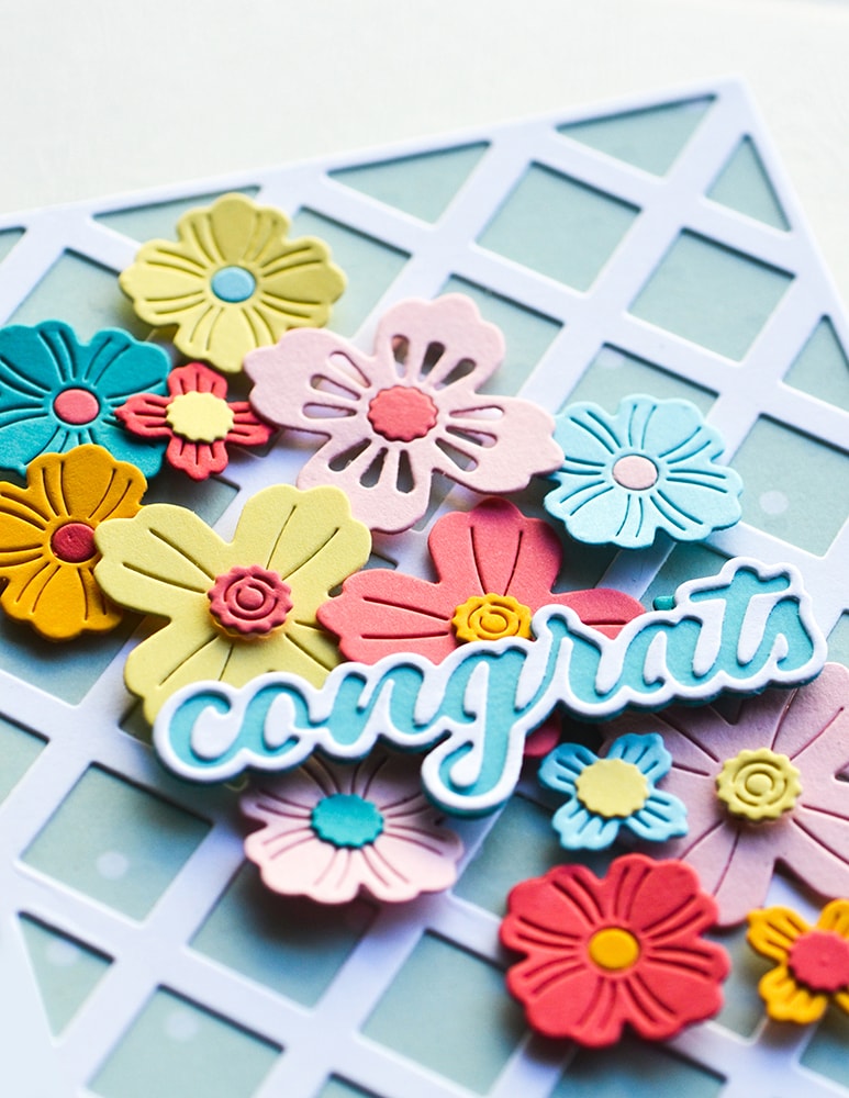 Poppy Stamps Stanzschablone - 2679 Fabulous Florals