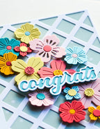 Poppy Stamps Stanzschablone - 2679 Fabulous Florals