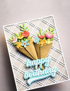 Poppy Stamps Stanzschablone - 2680 Handpicked Bouquet
