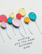 Poppy Stamps Stanzschablone - 2681 Balloon Bunch