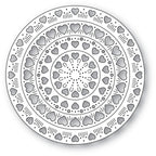 Poppy Stamps Stanzschablone - 2688 Nordic Heart Pattern Rings