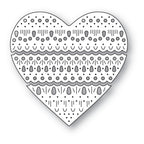 Poppy Stamps Stanzschablone - 2689 Nordic Heart