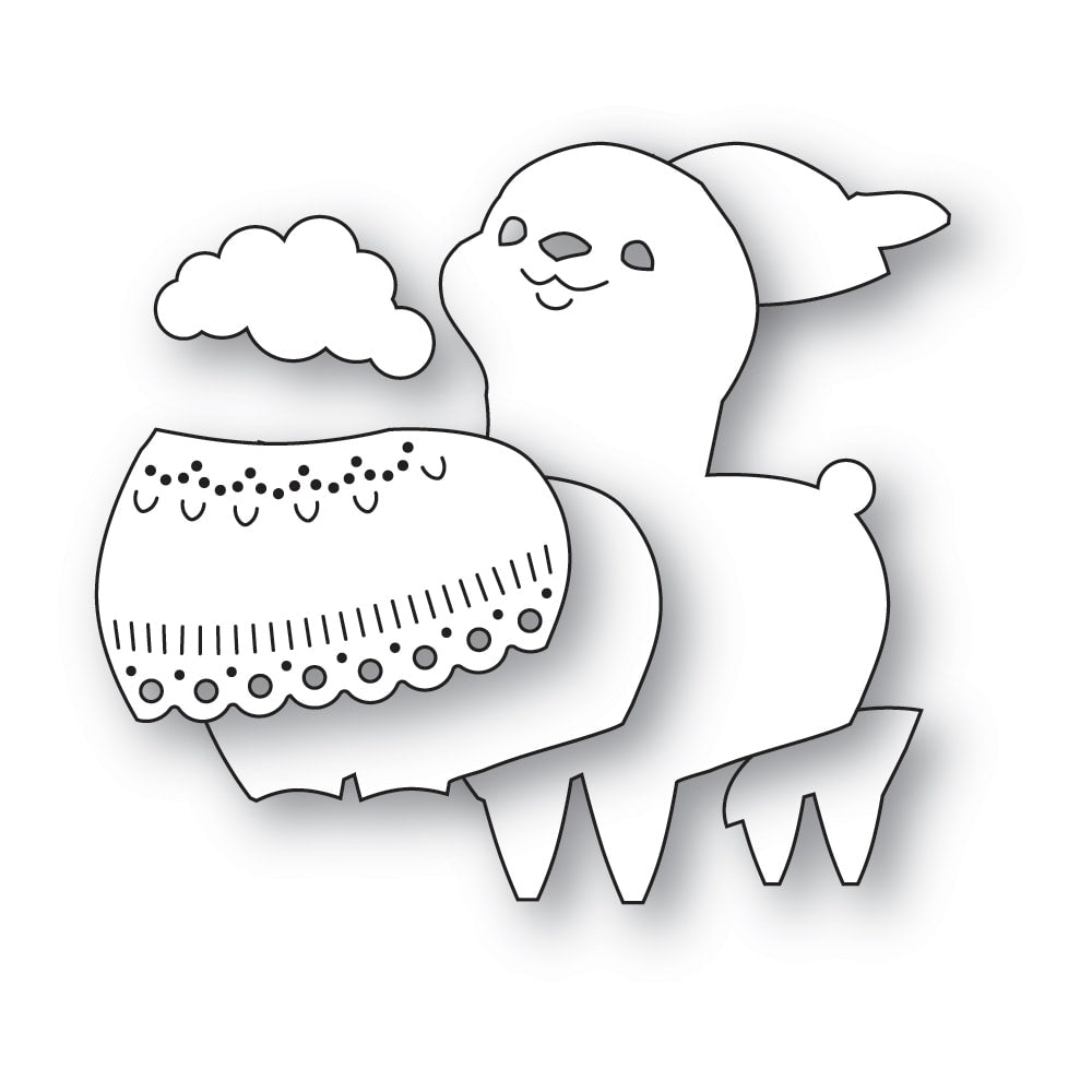 Poppy Stamps Stanzschablone - 2692 Nordic Joyful Lamb
