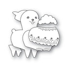 Poppy Stamps Stanzschablone - 2703 Nordic Cheerful Lamb