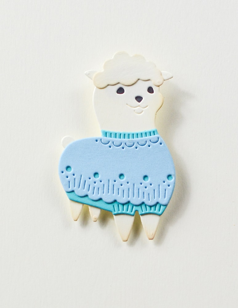 Poppy Stamps Stanzschablone - 2703 Nordic Cheerful Lamb